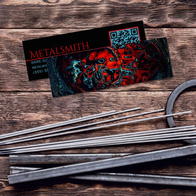 Ocean Inferno Metalsmith Welding Mini Business Card (Creator Uploaded)
