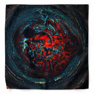 Ocean Inferno Red Glow Bandana