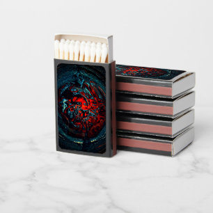 Ocean Inferno Red Glow Matchboxes