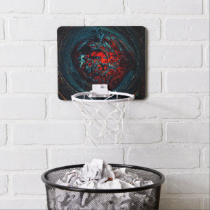 Ocean Inferno Red Glow Mini Basketball Hoop