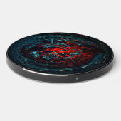 Ocean Inferno Red Glow Wireless Charger (Front 2)