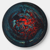 Ocean Inferno Red Glow Wireless Charger (Front)