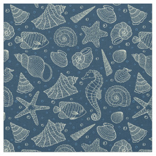 Ocean Inhabitants Pattern 2 Fabric