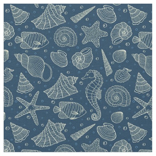 Ocean Inhabitants Pattern 2 Fabric
