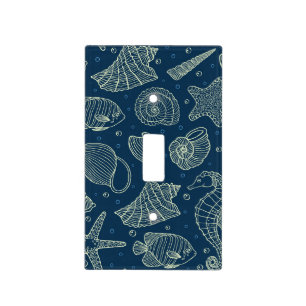 Ocean Inhabitants Pattern 2 Light Switch Cover