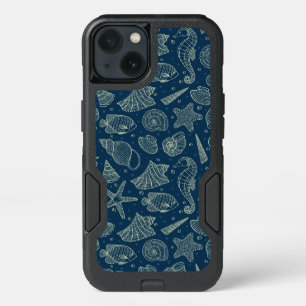 Ocean Inhabitants Pattern 2 iPhone 13 Case