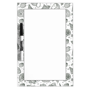 Ocean Inhabitants Pattern 3 Dry-Erase Board