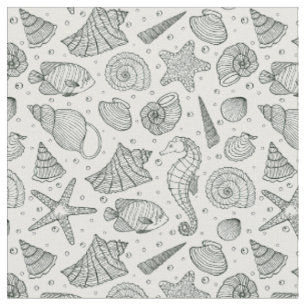 Ocean Inhabitants Pattern 3 Fabric