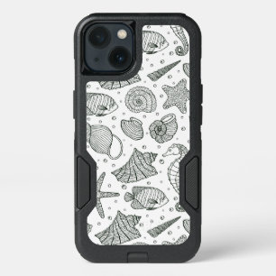 Ocean Inhabitants Pattern 3 iPhone 13 Case