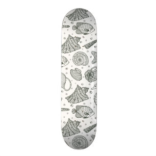 Ocean Inhabitants Pattern 3 Skateboard Deck