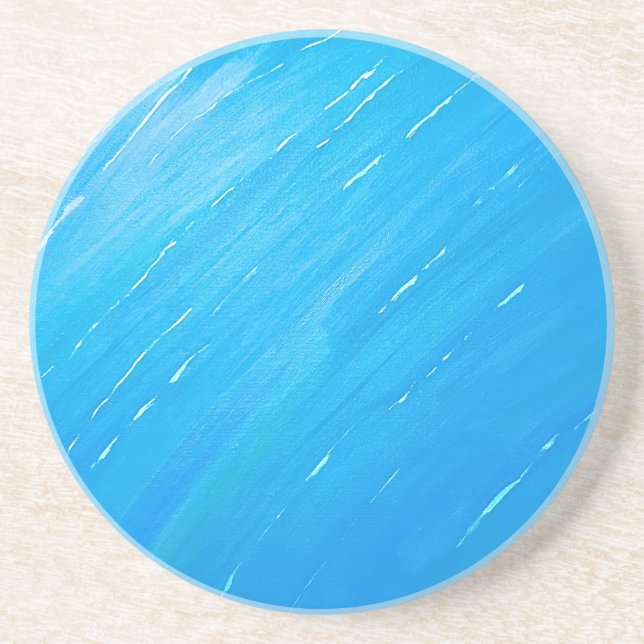 Ocean-Inspired Abstract Coasters (Front)