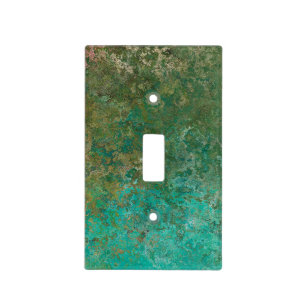 Ocean Inspired Alcohol Ink Abstract Light Switch Cover