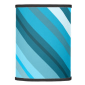 Ocean-Inspired Blue/Teal/Aqua Stripes Lamp Shade (Right)