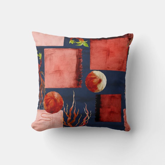 Ocean-inspired Decorative Cushions (Front)