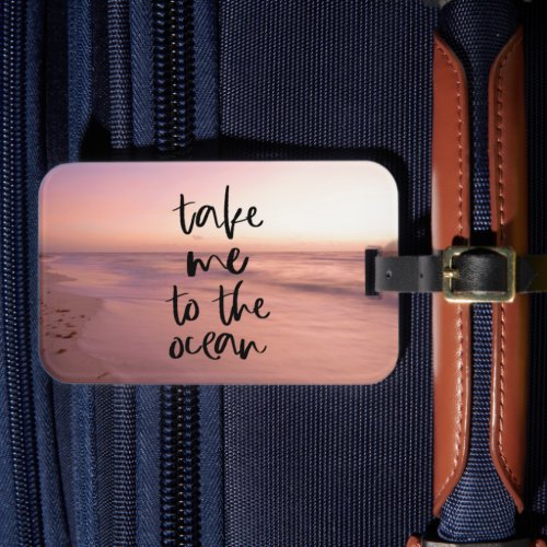 Ocean_Inspired Luggage Tag