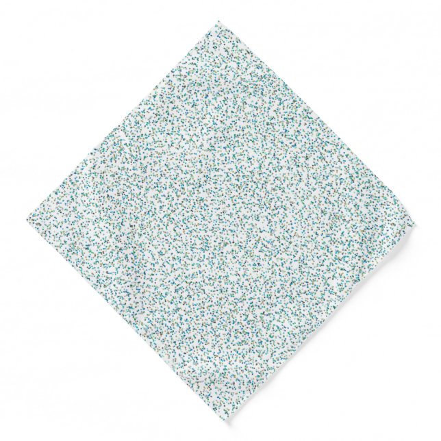 Ocean Inspired Speckled Dots  Bandana (Front)