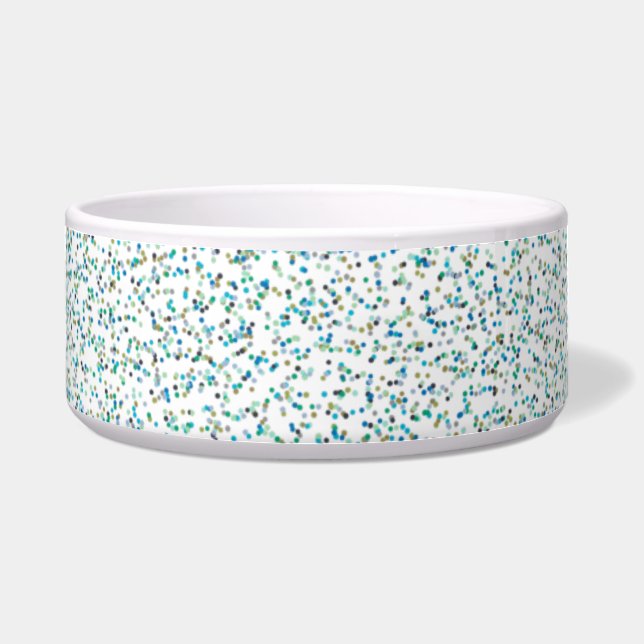 Ocean Inspired Speckled Dots Bowl (Front)