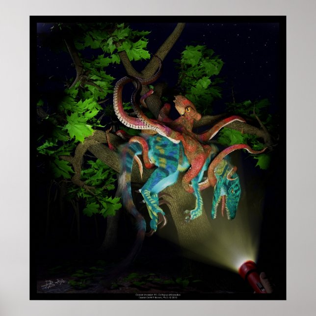 Ocean Invasion #1: Octopus arborealus Poster (Front)