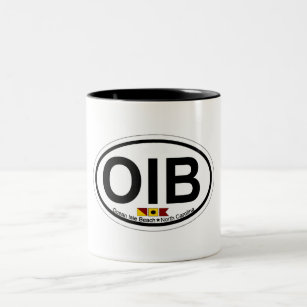 Ocean Isle Beach. Two-Tone Coffee Mug