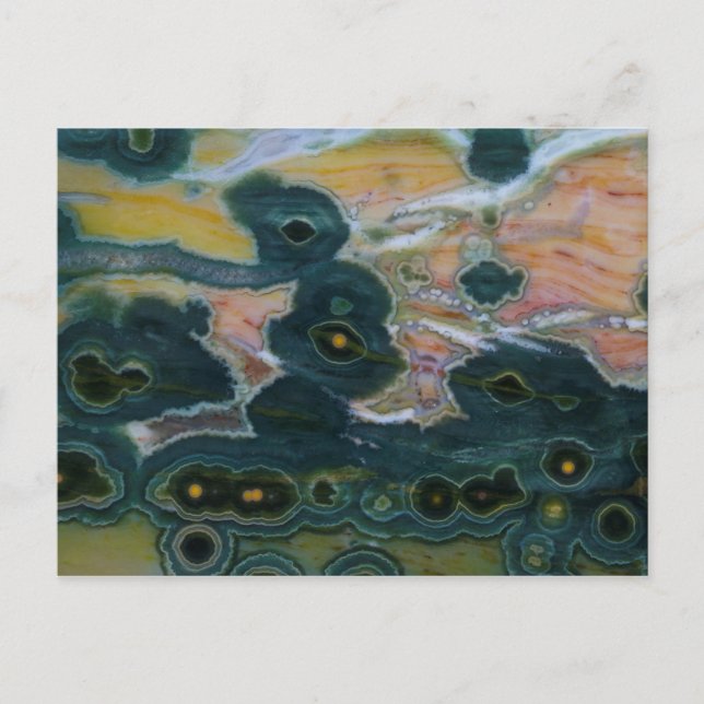 Ocean Jasper Slab Postcard (Front)