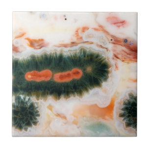 Ocean Jasper Stone found in Madagascar Ceramic Tile