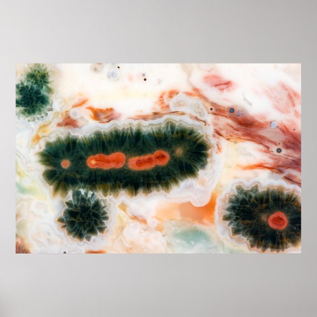 Ocean Jasper Stone found in Madagascar Poster (Front)