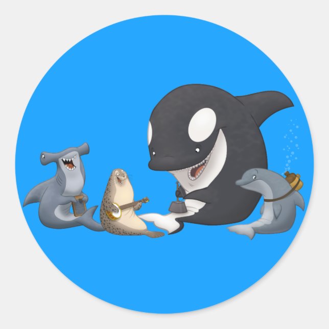 Ocean Jug Band Stickers (Front)