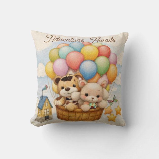 Ocean Kids Pillow | Under the Sea Decor (Front)