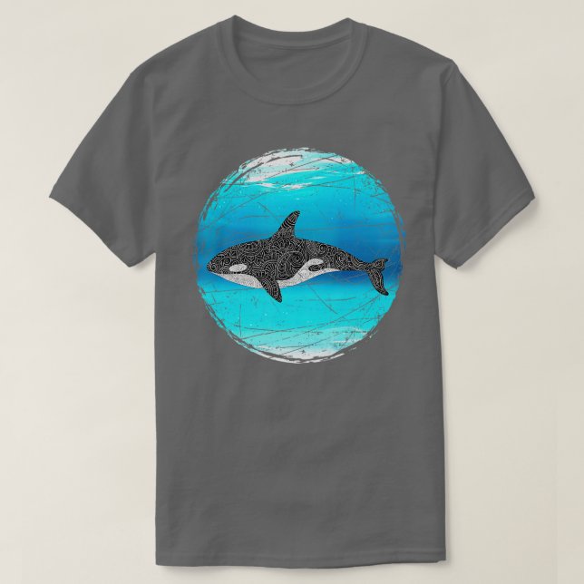 Ocean Killer Whale T-Shirt (Design Front)