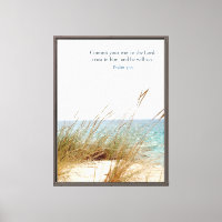 Ocean Landscape Bible Verse Psalm 37