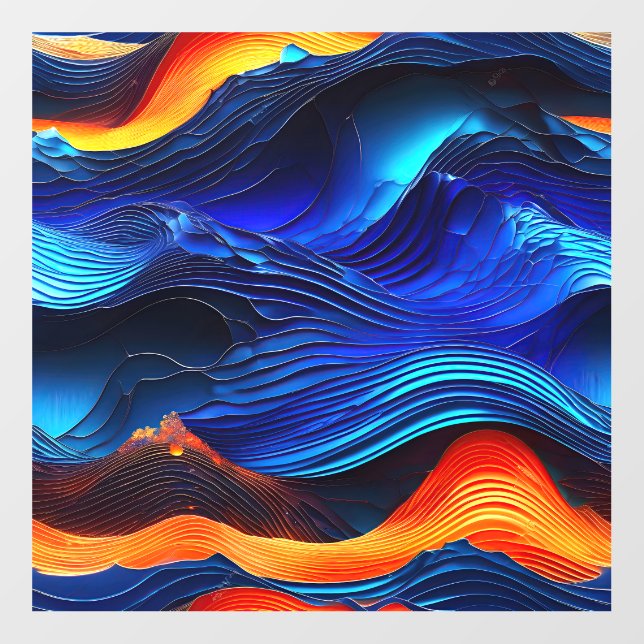 Ocean Lava "Aquaflame" Floor Decals (Front)