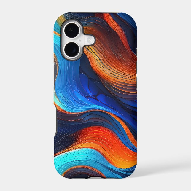 Ocean Lava "Oceanforge" Iphone Case (Back)