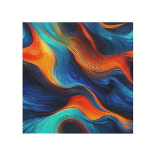 Ocean Lava "Oceanforge" Wood Wall Art