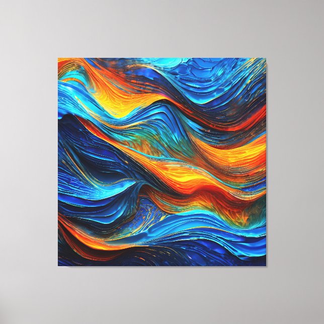 Ocean Lava "Pyroquatic" Canvas Print (Front)