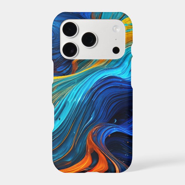 Ocean Lava "Tempestial"  Iphone Case (Back)
