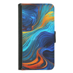 Ocean Lava &quot;Tempestial&quot;  Samsung Galaxy S5 Wallet Case