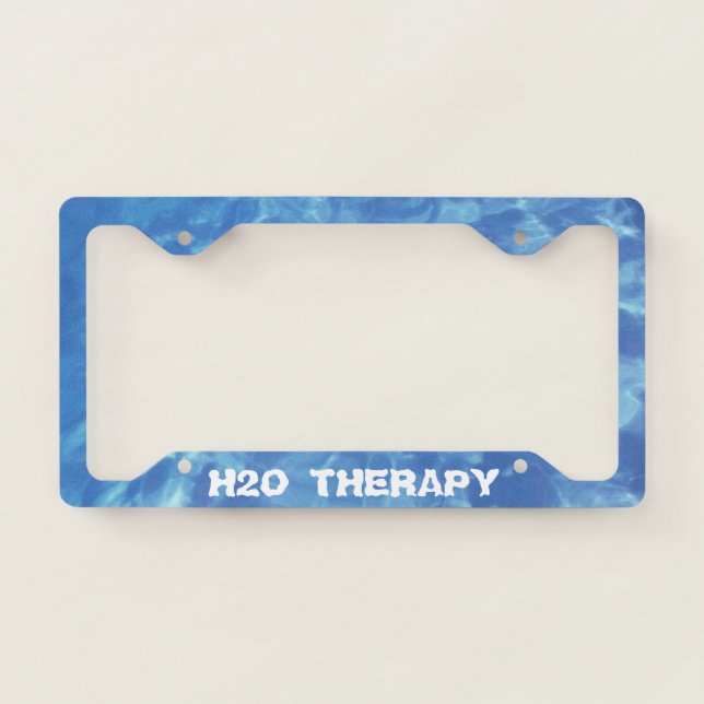 Ocean License Plate Cover (Front)