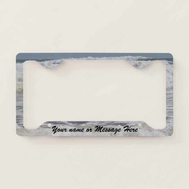 Ocean License Plate Frame (Front)