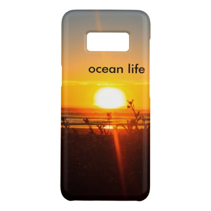 ocean life beach coast sea sand sun Case-Mate samsung galaxy s8 case