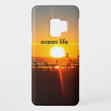 ocean life beach coast sea sand sun Case-Mate samsung galaxy s9 case