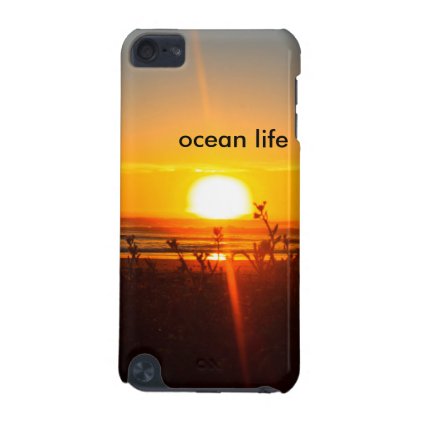 ocean life beach coast sea sand sun iPod touch (5th generation) case