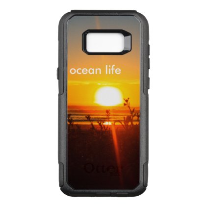 ocean life beach coast sea sand sun OtterBox commuter samsung galaxy s8+ case