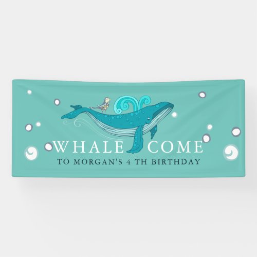 Ocean Life  Birthday Banner