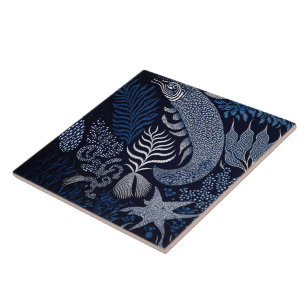 Ocean Life  Ceramic Tile