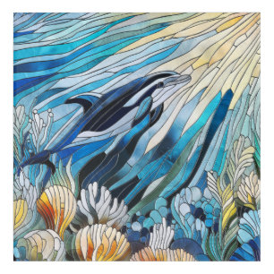 Ocean Life - Digital Art Mosaic