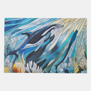 Ocean Life - Digital Art Mosaic Doormat