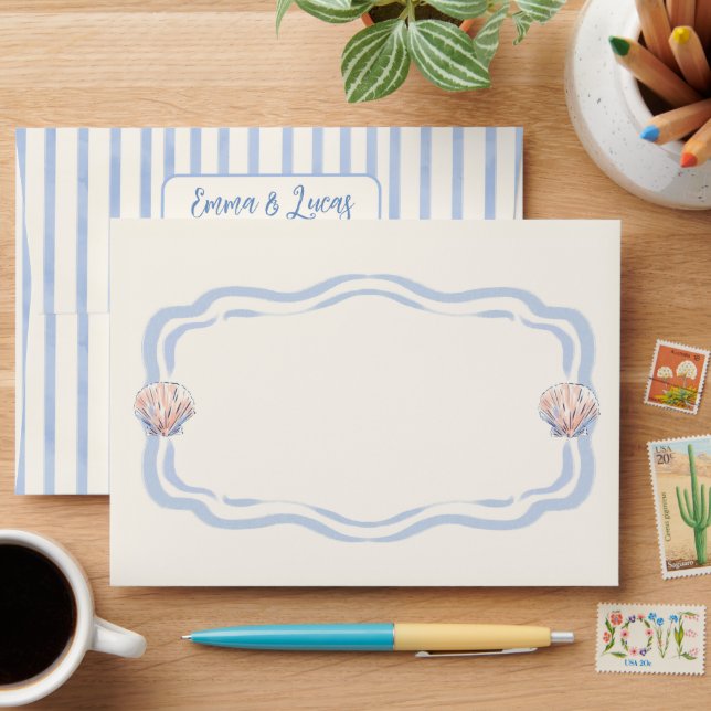 ocean life envelope (Desk)