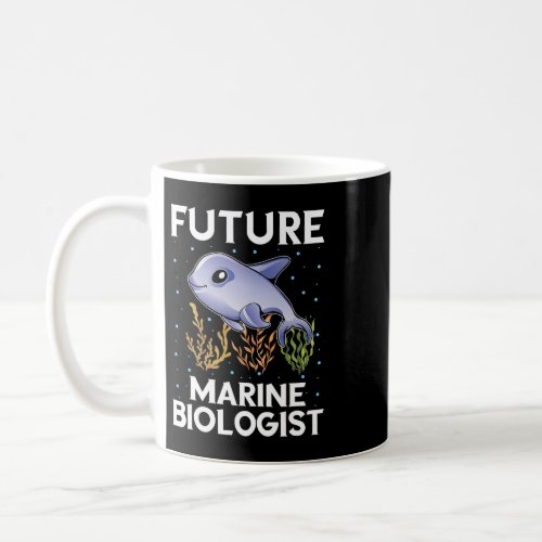 Ocean Life Future Marine Biologist Waves Marine Bi Coffee Mug