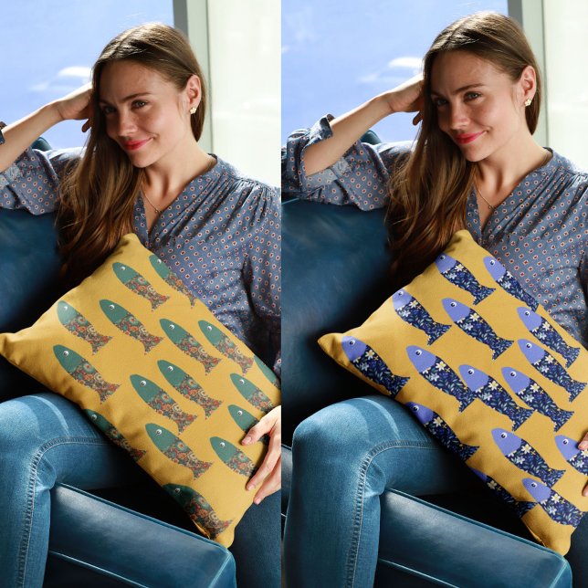 Ocean life, Lake house, gone fishing Accent Pillow (Creator Uploaded)