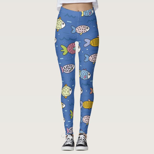 ocean life leggings (Front)